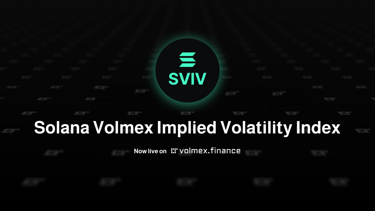 Introducing the SVIV Index (Solana Volmex Implied Volatility)