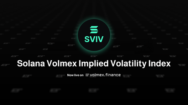 Introducing the SVIV Index (Solana Volmex Implied Volatility)