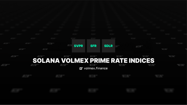 Introducing the Solana Volmex Prime Rate (SVPR) Indices