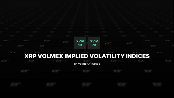 Introducing the XRP Volmex Volatility (XVIV) Indices